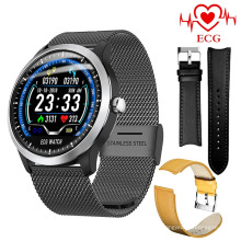 ECG PPG Smart Watch with Electrocardiograph ECG Display, Holter ECG Heart Rate Monitor Blood Pressure Smartwatch